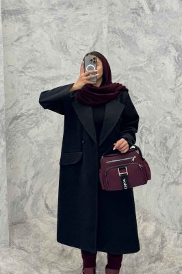 پالتو فوتر جناقی بلند آستردار MAYA