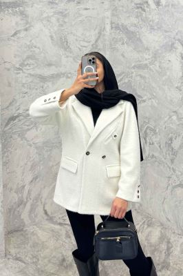 پالتو کتی لمزور آستردار دو دکمه HENRY