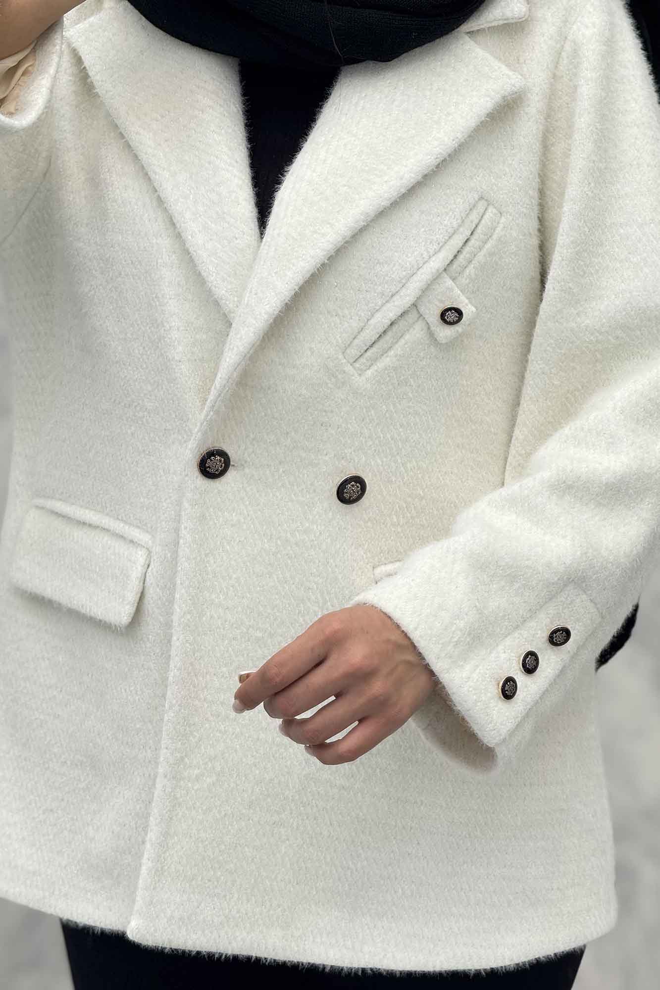 پالتو کتی لمزور آستردار دو دکمه HENRY