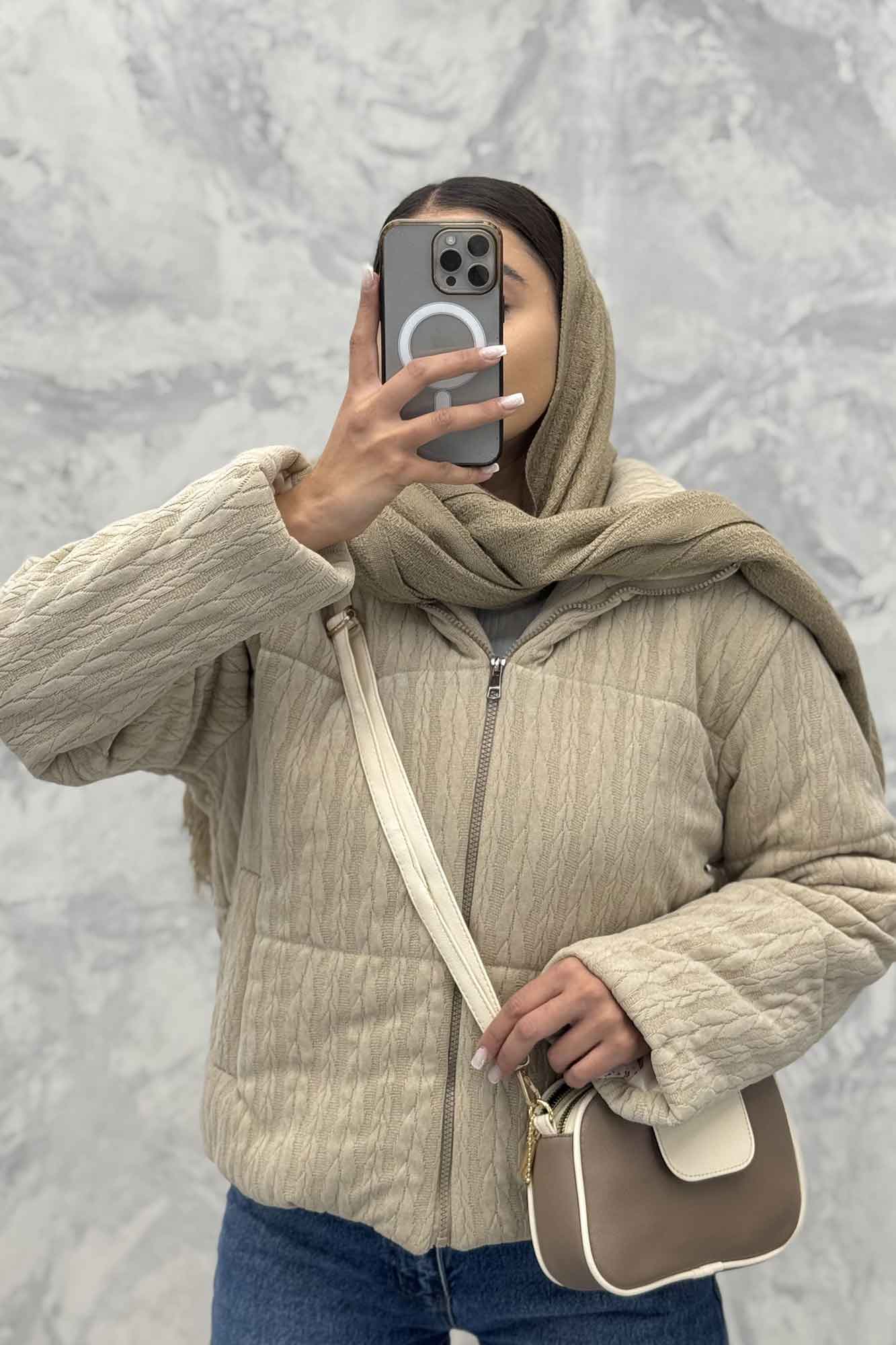 کاپشن کوتاه دو جیب مراکشی گپ