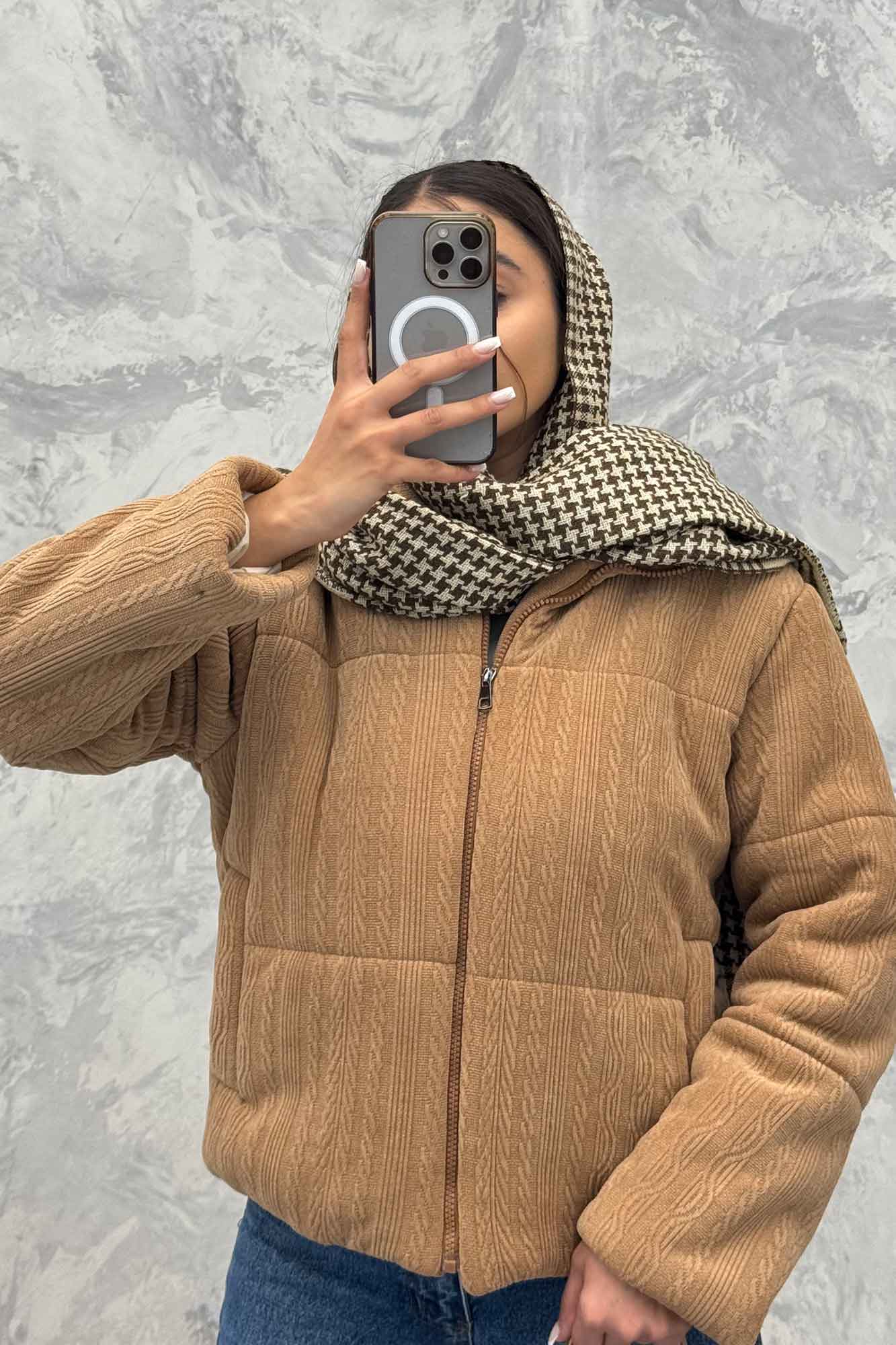 کاپشن کوتاه دو جیب مراکشی گپ