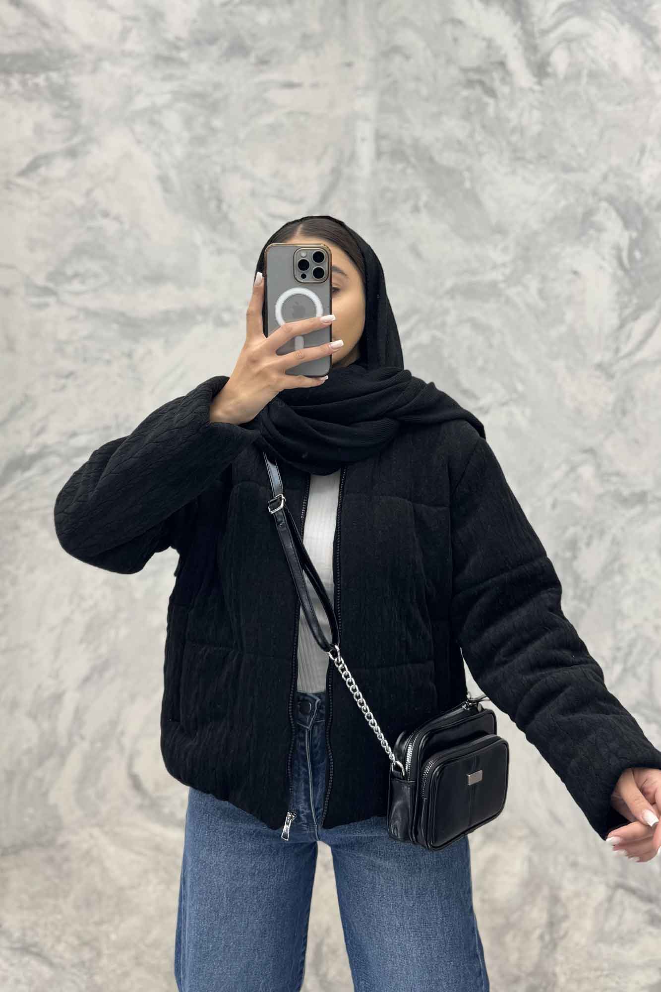 کاپشن کوتاه دو جیب مراکشی گپ