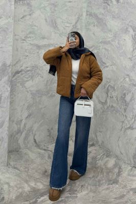 کاپشن کوتاه دو جیب مراکشی گپ