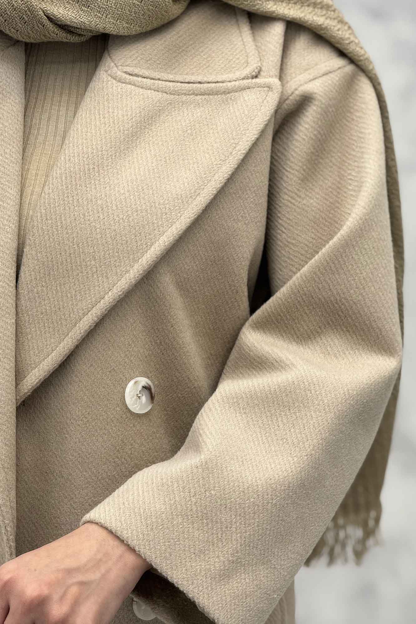 کت فوتر کجراه آستردار چهار دکمه سوزان