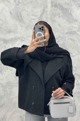 کت فوتر کجراه آستین پاگن آستردار باربارا