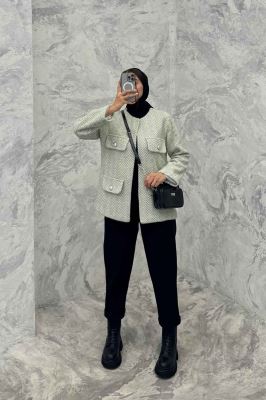 کت چهار جیب لمزور زیگزاگ