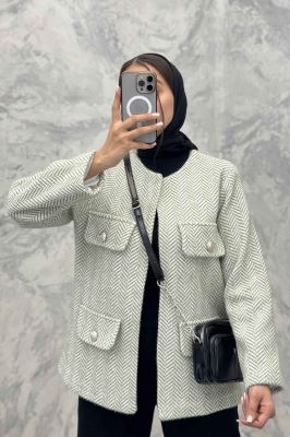 کت چهار جیب لمزور زیگزاگ