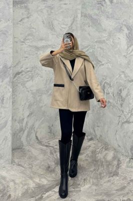 کت فوتر کجراه خرجکار چرم