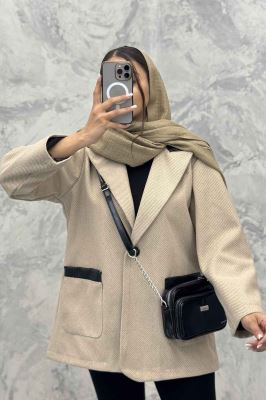 کت فوتر کجراه خرجکار چرم