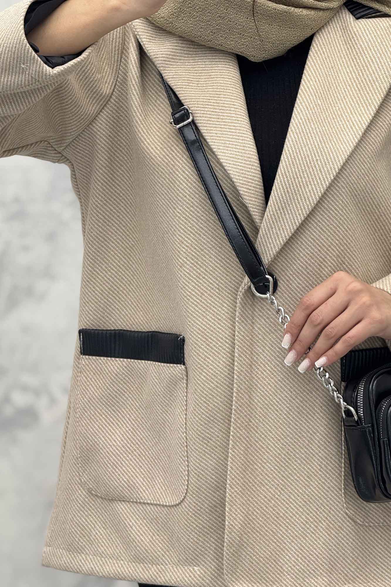 کت فوتر کجراه خرجکار چرم