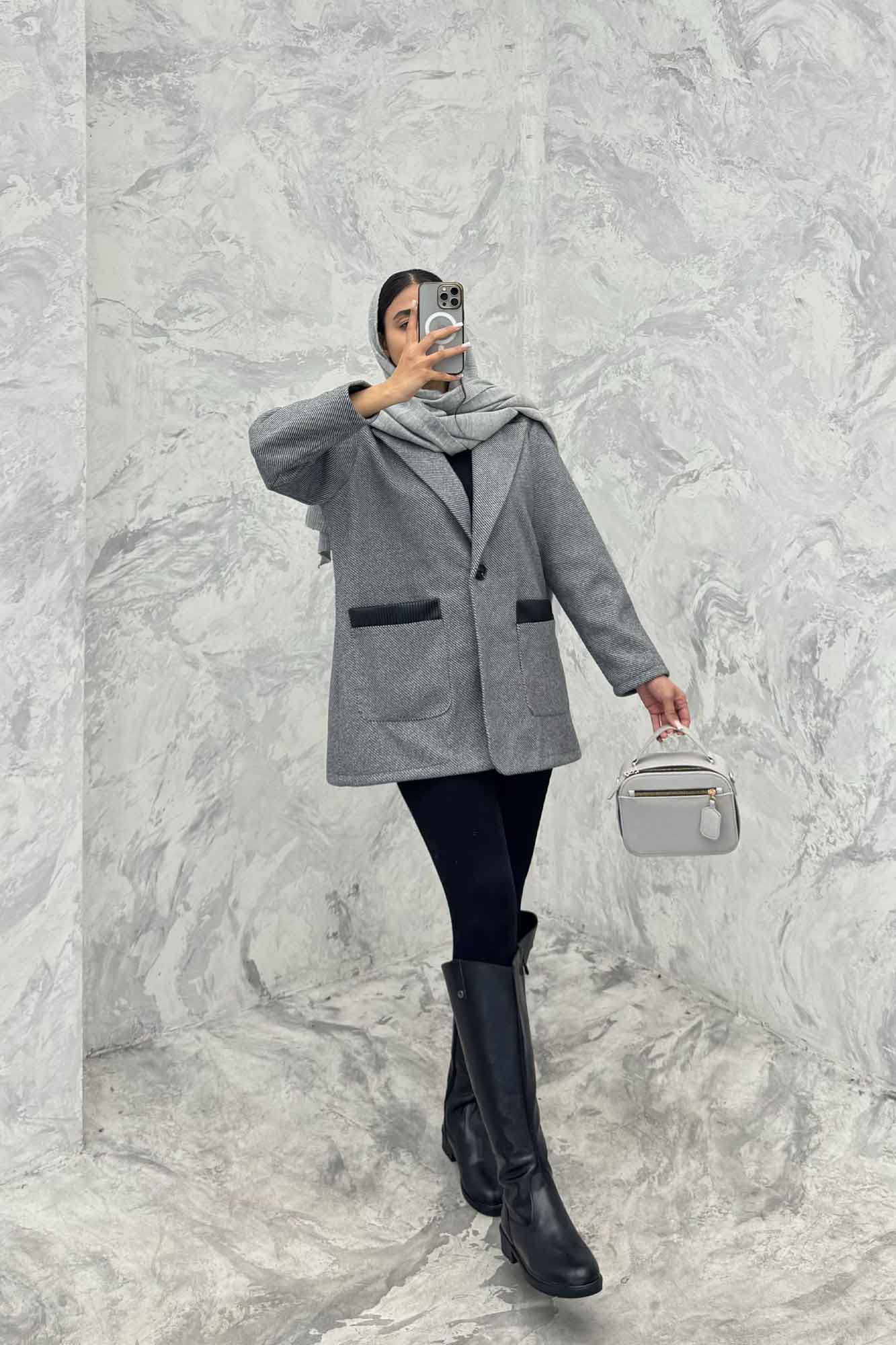 کت فوتر کجراه خرجکار چرم