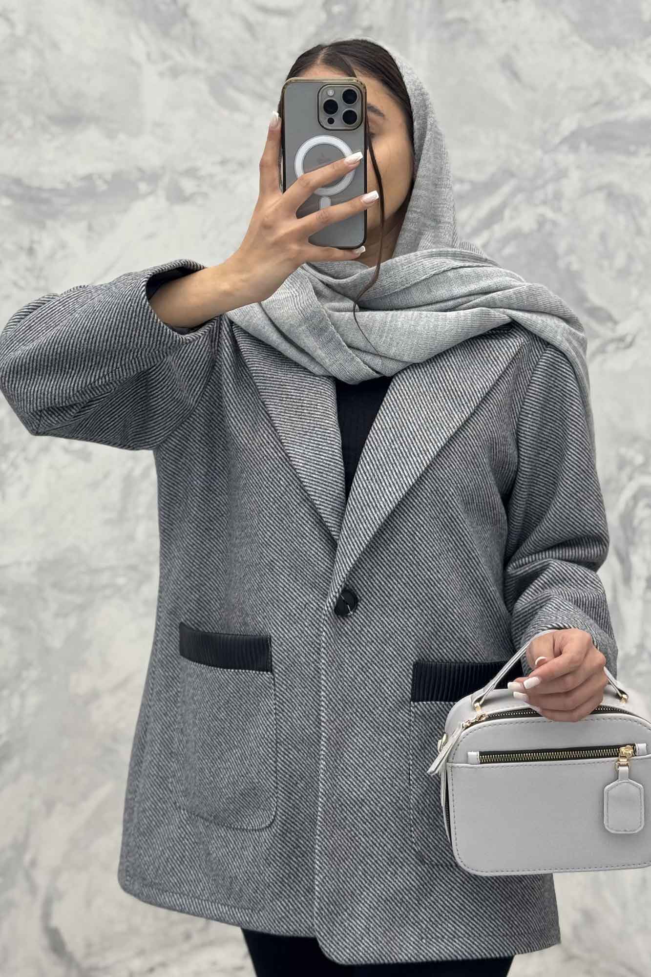 کت فوتر کجراه خرجکار چرم