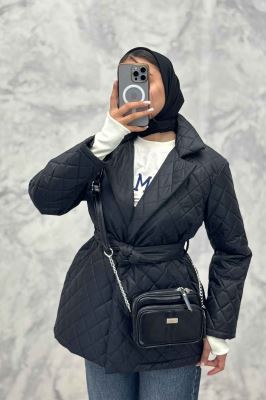 کاپشن امبردی یقه انگلیسی