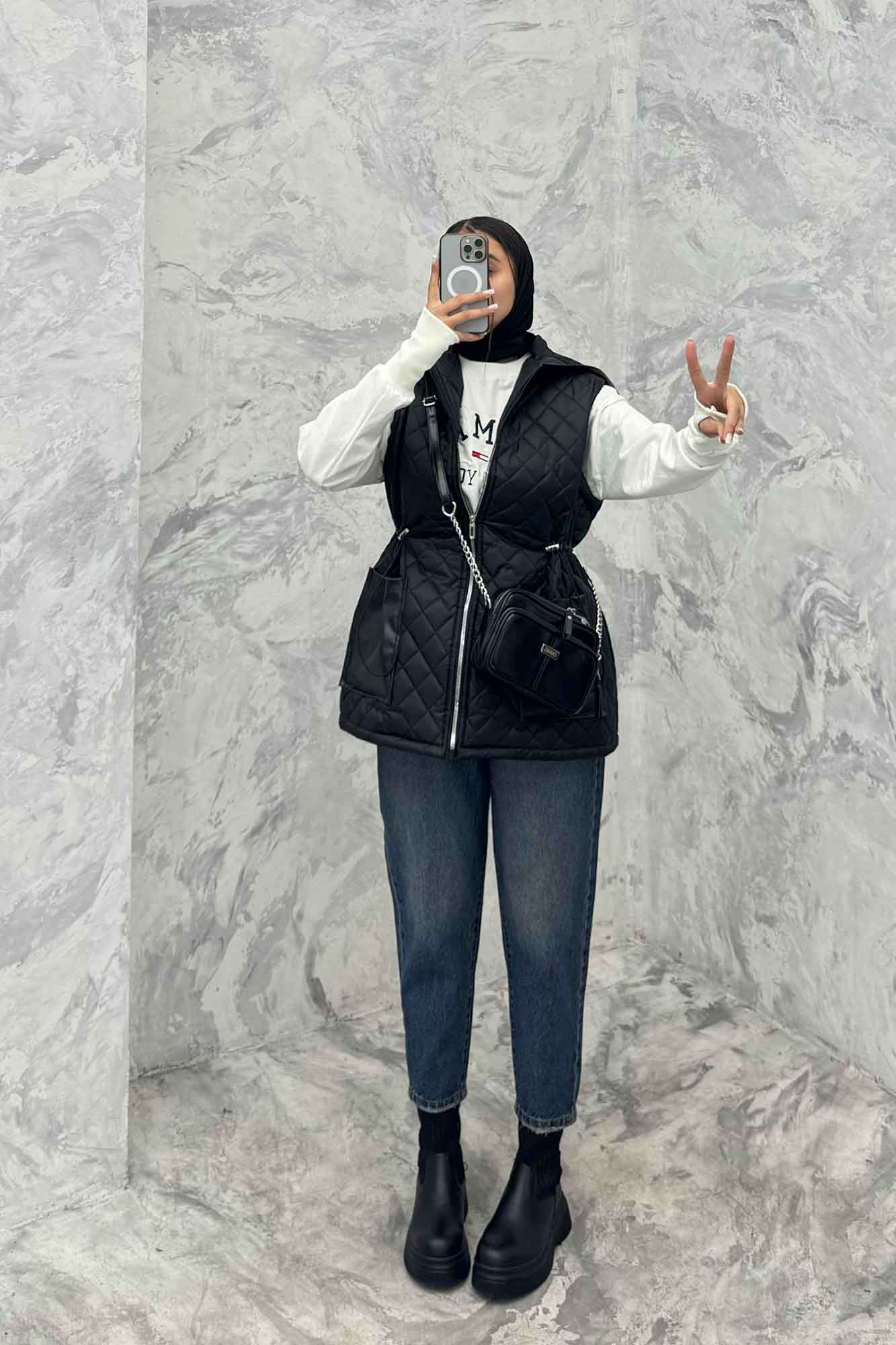 پافر امبردی جیب چرم