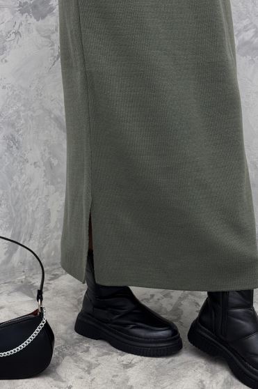 دامن بلند بافت زنانه