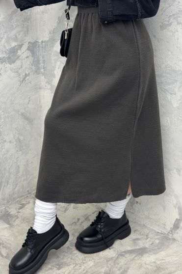 دامن بلند بافت زنانه