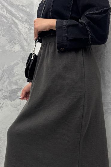 دامن بلند بافت زنانه