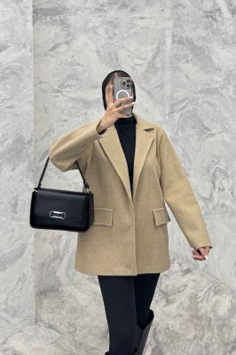 کت فوتر یقه انگلیسی جیب نما FEREDI