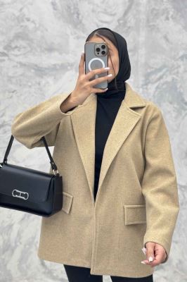 کت فوتر یقه انگلیسی جیب نما FEREDI