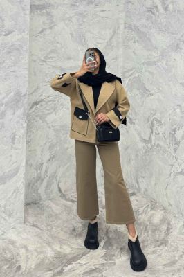 پالتو خرجکار فوتر و سانتانا تک جیب پاکتی نانسی