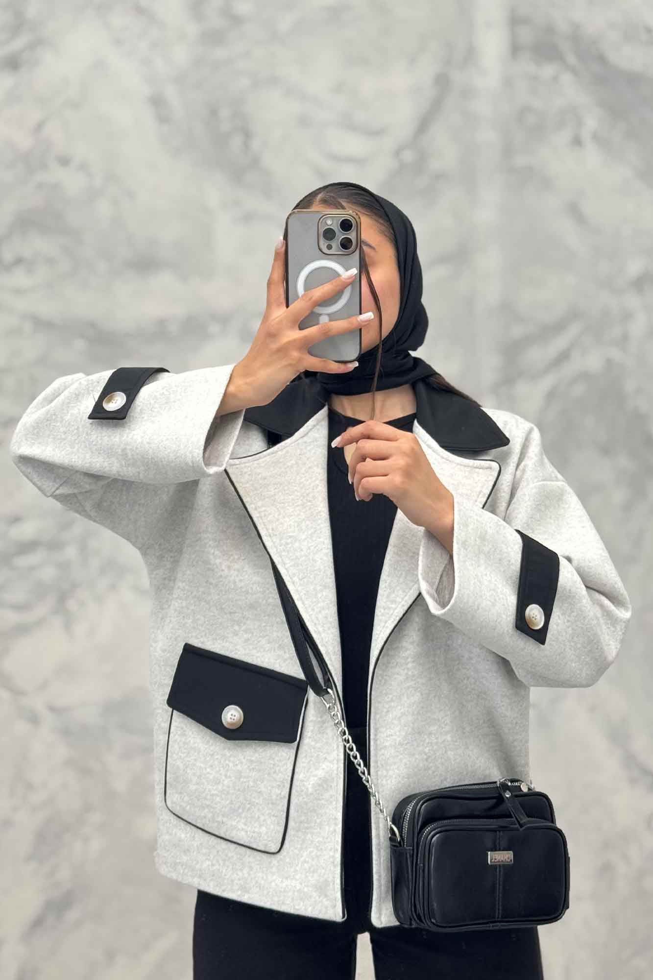 پالتو خرجکار فوتر و سانتانا تک جیب پاکتی نانسی