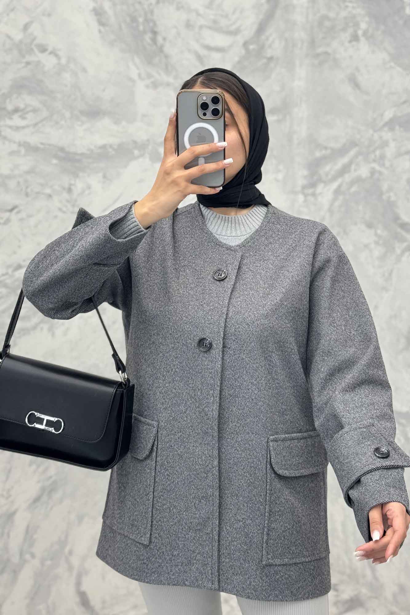 کت فوتر کجراه دو جیب پاکتی الیویا