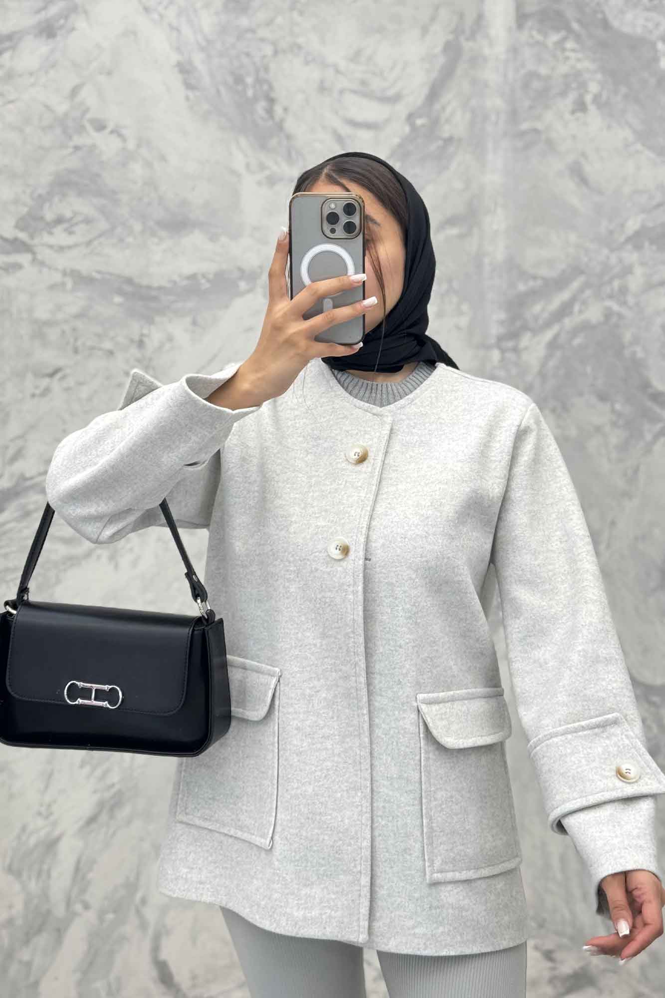 کت فوتر دو دکمه عمودی آویسا