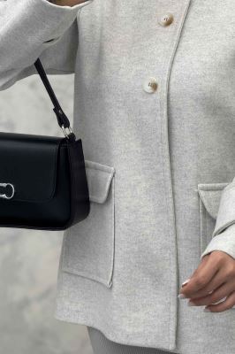 کت فوتر دو دکمه عمودی آویسا