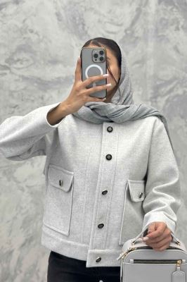 کت فوتر دو جیب یقه گرد نویا