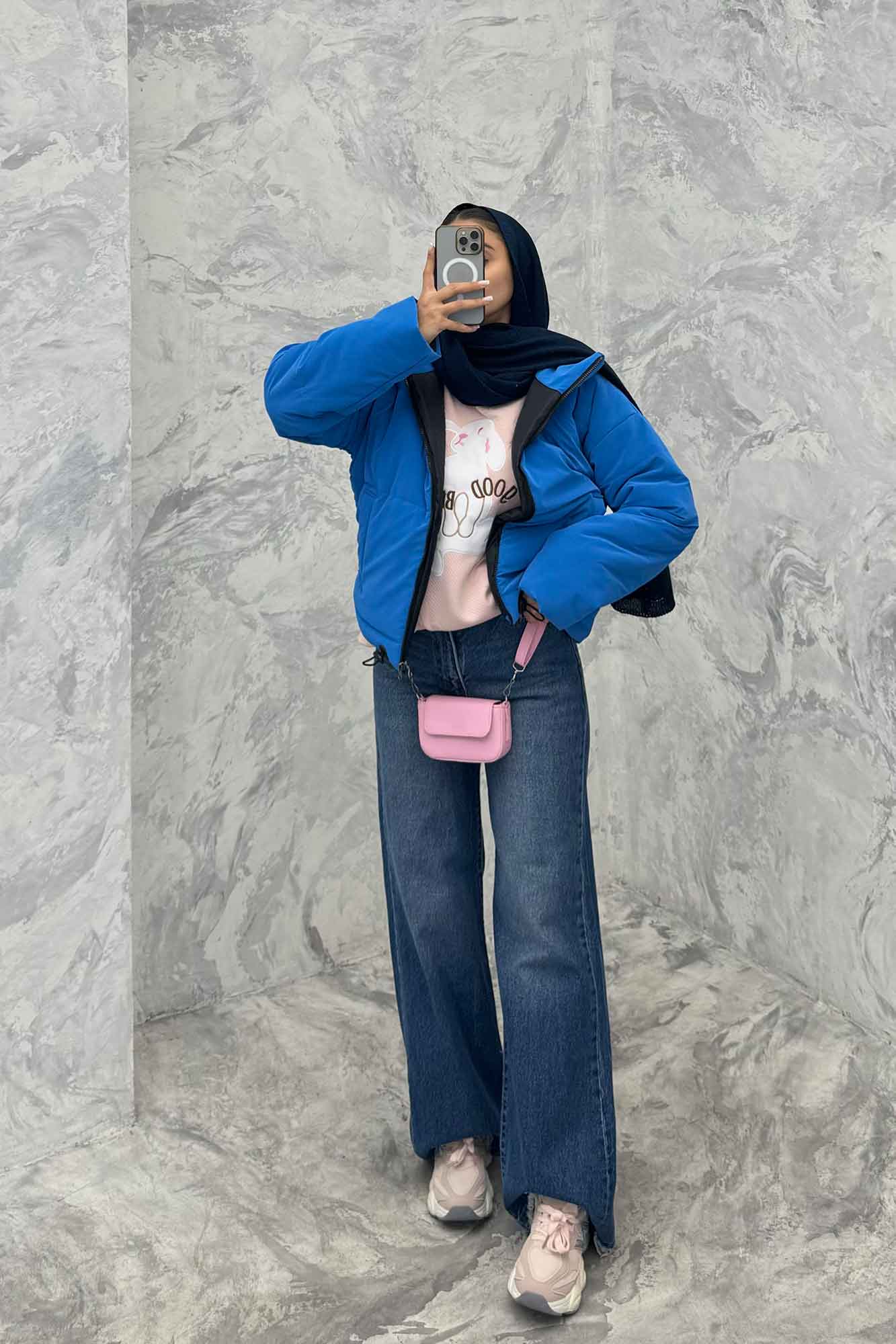 کاپشن کوتاه پایین گت دار