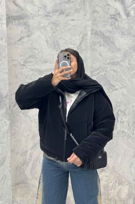 کاپشن کوتاه پایین گت دار