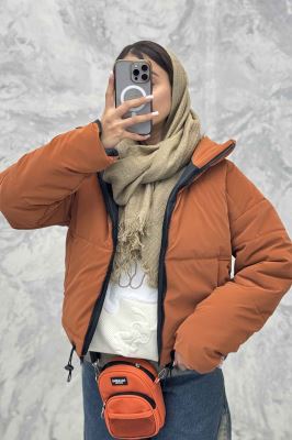 کاپشن کوتاه پایین گت دار