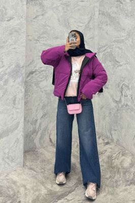 کاپشن کوتاه پایین گت دار