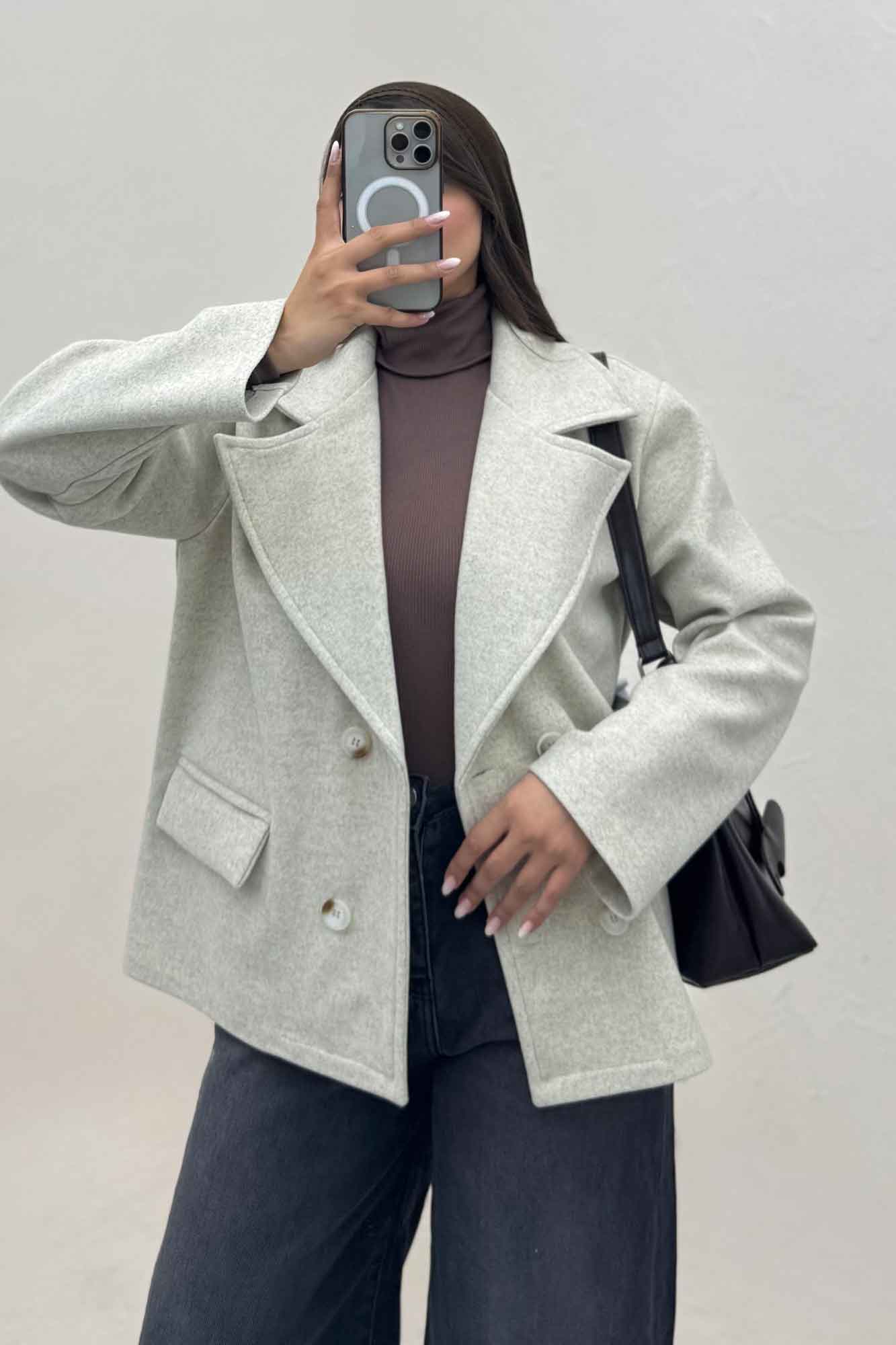 کت فوتر یقه انگلیسی آرمیس