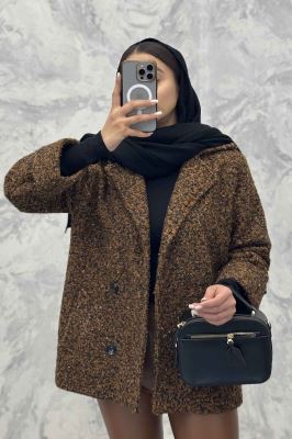 کت بوکله آستردار چهار دکمه