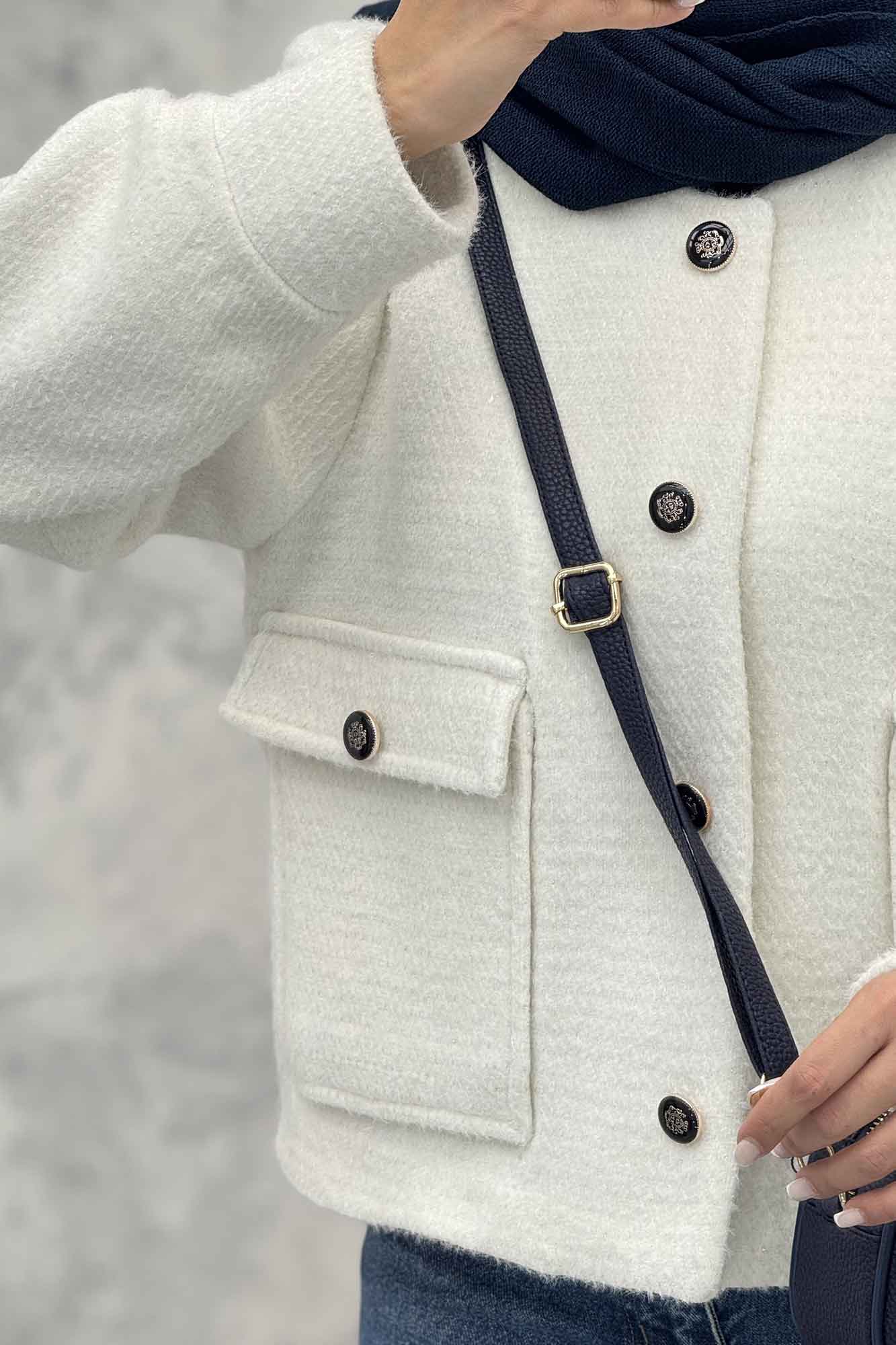 کت آستردار لمزور دو جیب پاکتی پروا