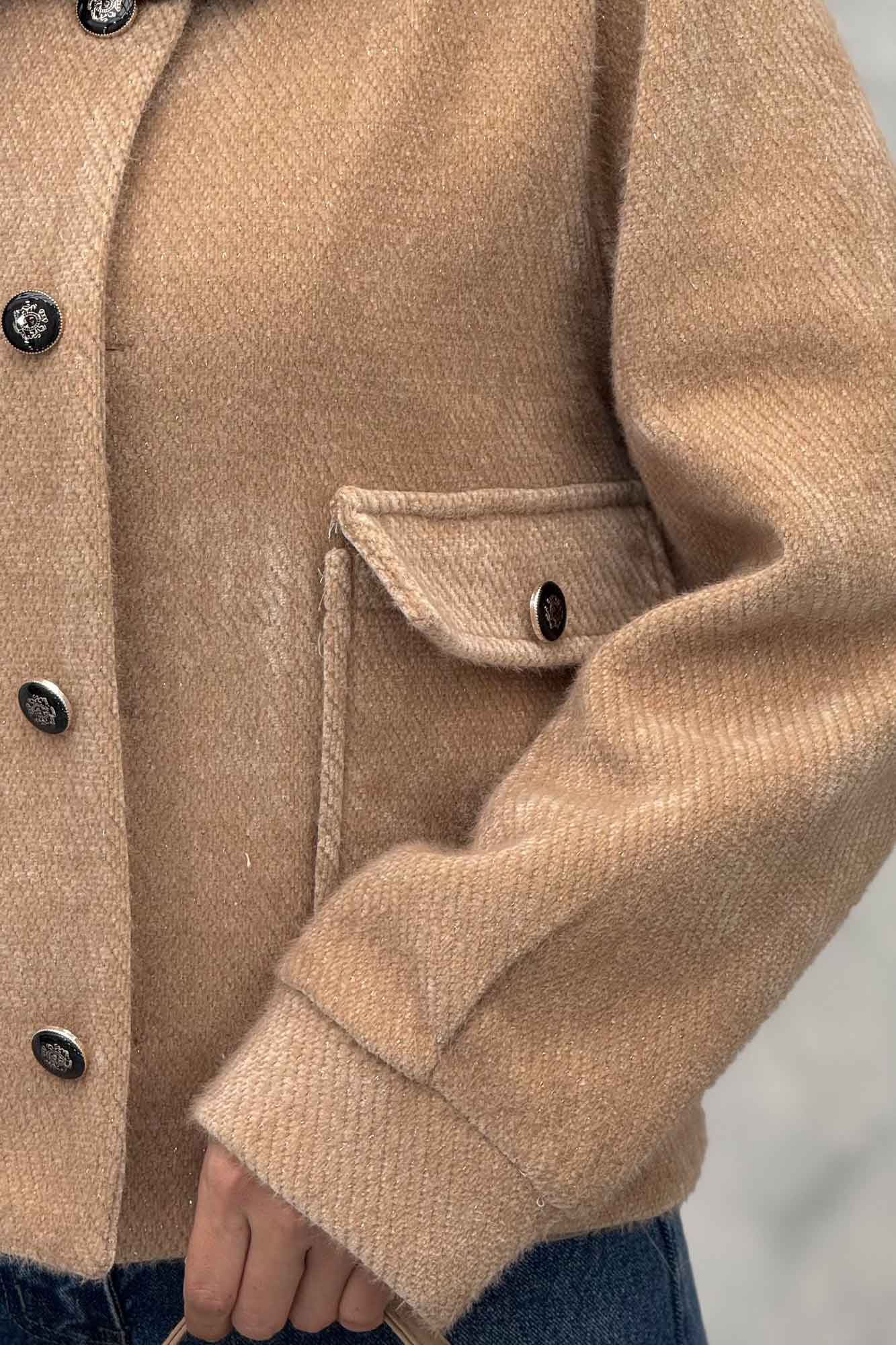 کت آستردار لمزور دو جیب پاکتی پروا