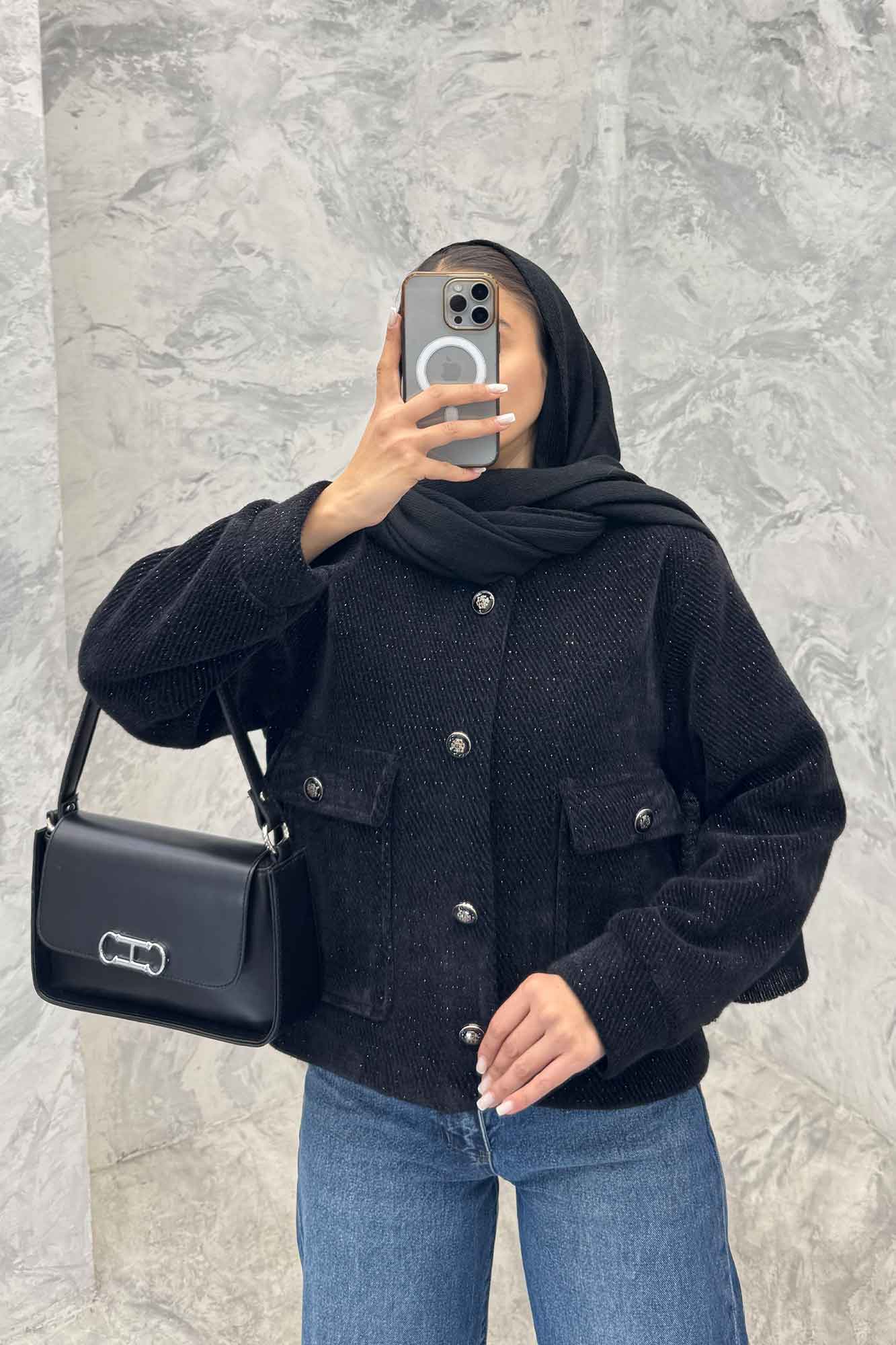 کت آستردار لمزور دو جیب پاکتی پروا