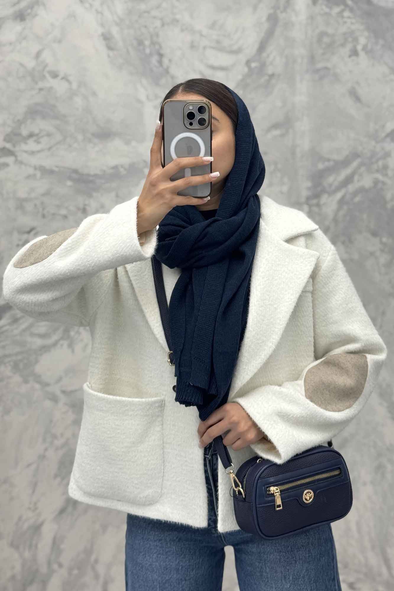 کت آستردار لمزور دو جیب جیران