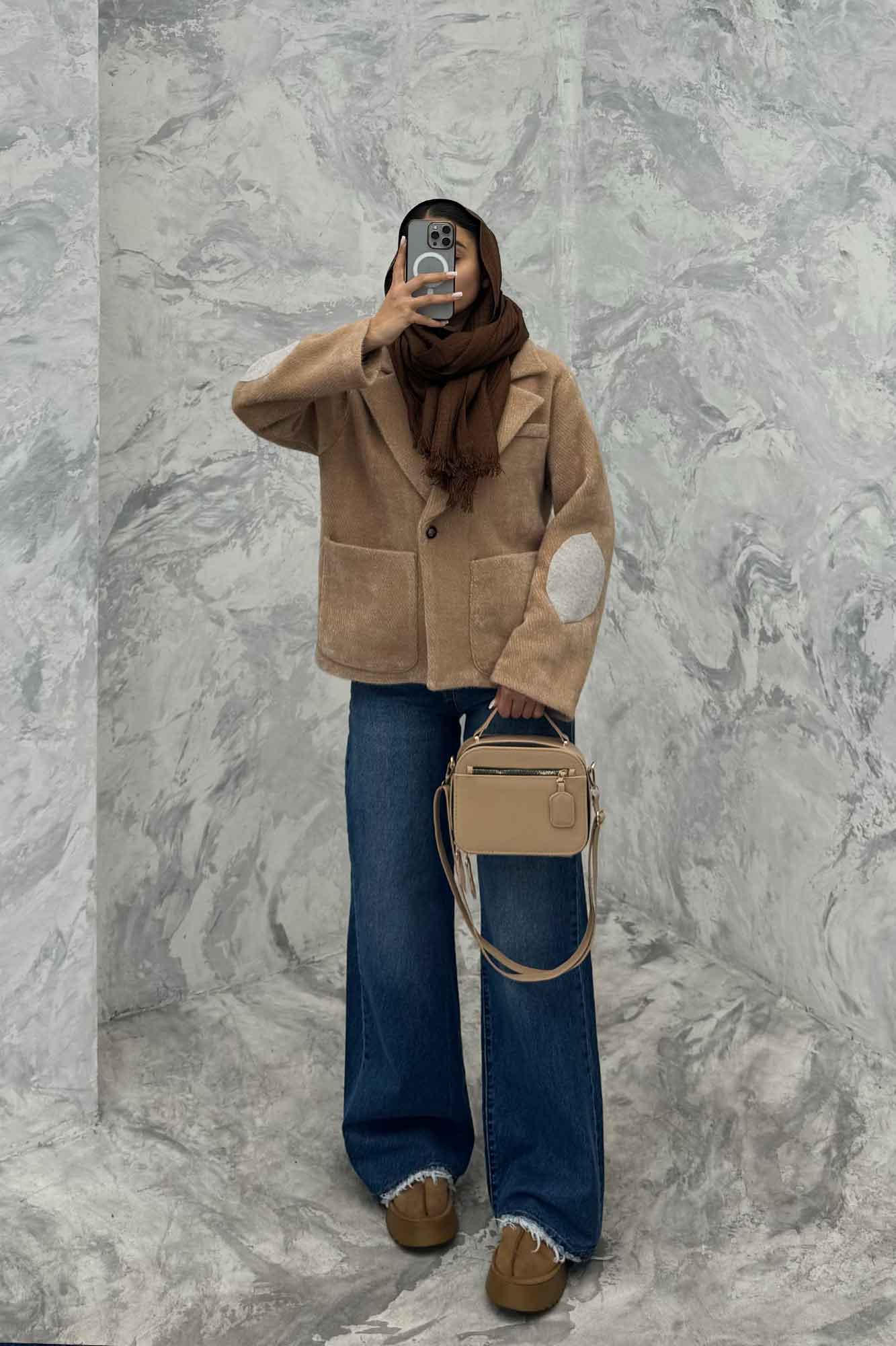 کت آستردار لمزور دو جیب جیران