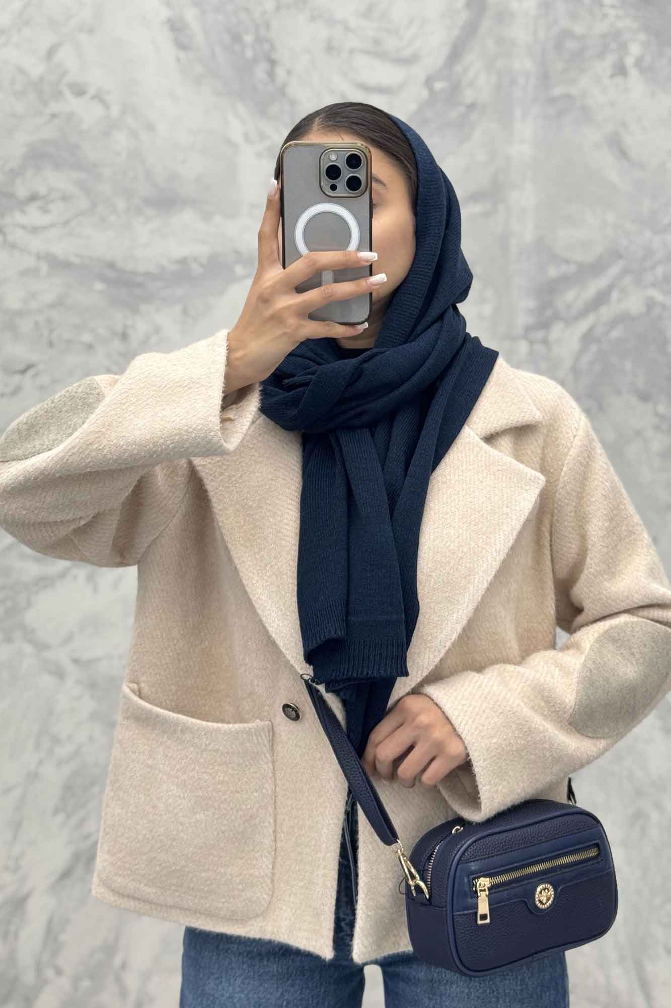 کت آستردار لمزور دو جیب جیران