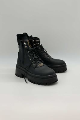 نیم بوت یقه خزدار LV 