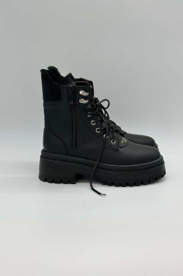 نیم بوت یقه خزدار LV 