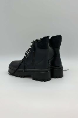 نیم بوت یقه خزدار LV 