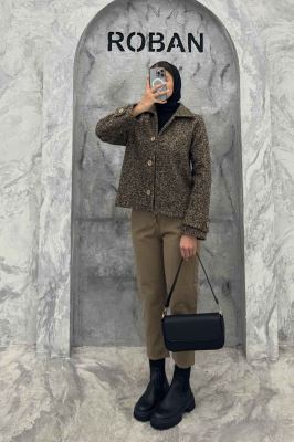 کت بوکله آستردار آستین بند پینار