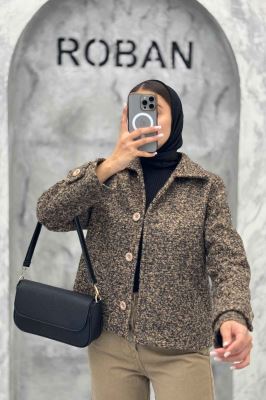 کت بوکله آستردار آستین بند پینار