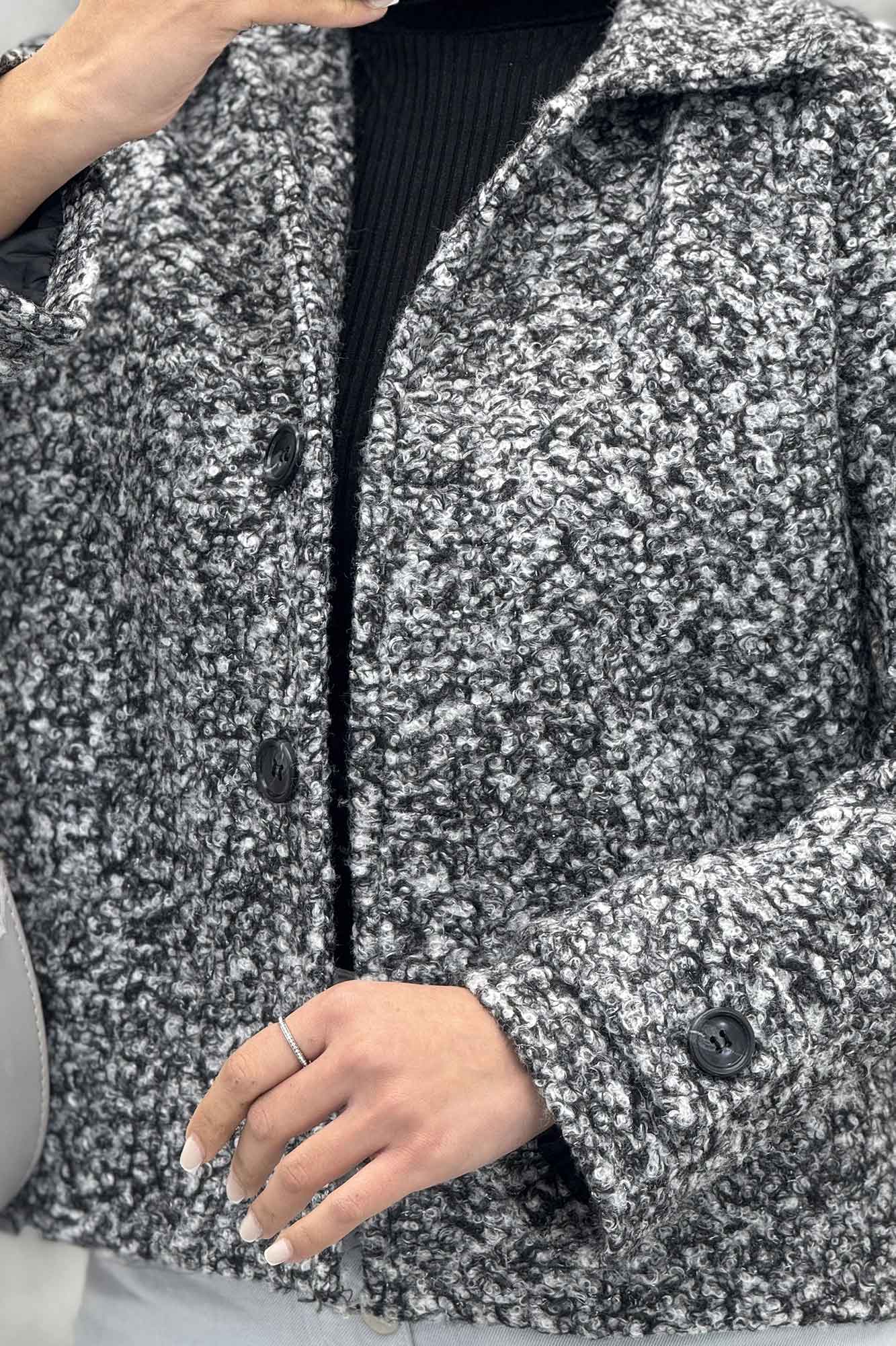 کت بوکله آستردار آستین بند پینار