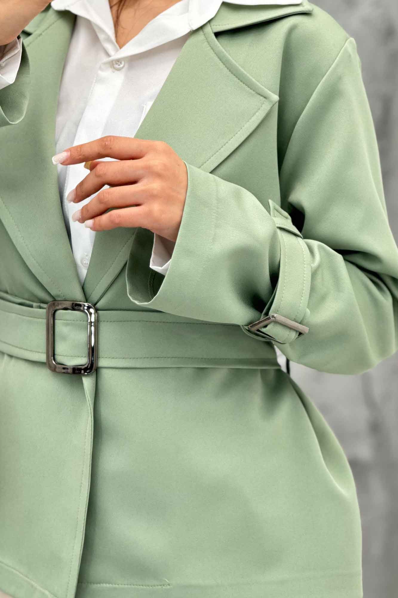 کت آستین سگک مازراتی کمربنددار