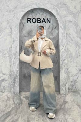 کت آستین سگک مازراتی کمربنددار