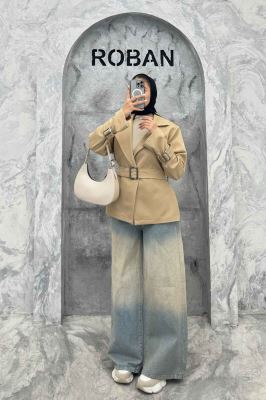 کت آستین سگک مازراتی کمربنددار